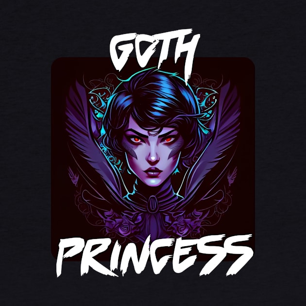 Digital Art Design Of A Goth Princess 4 by PD-Store